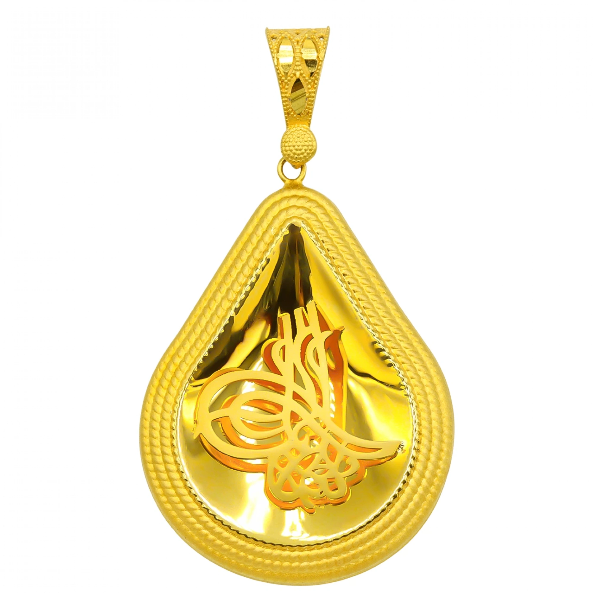 Tuğralı 22 Ayar Altın Kolye Ucu