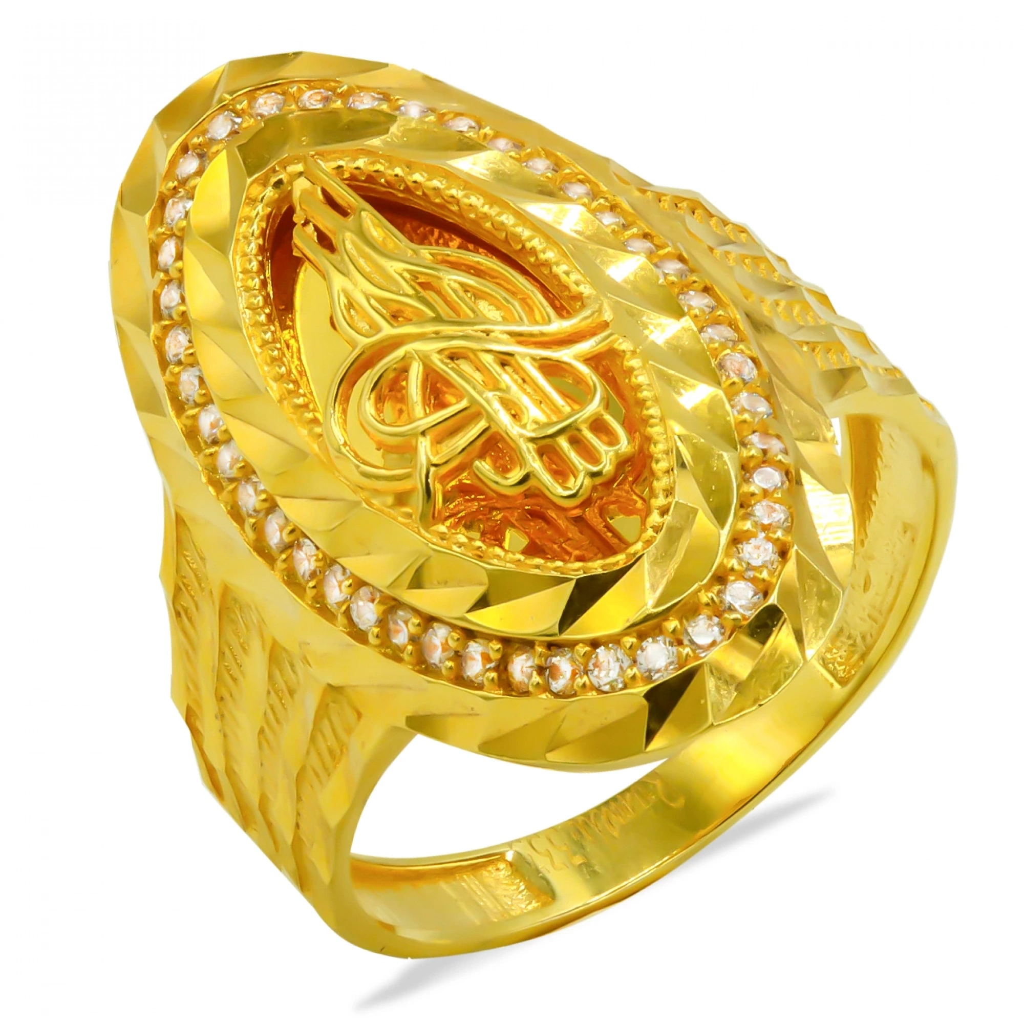 Tuğralı 8 Ayar Altın Yüzük