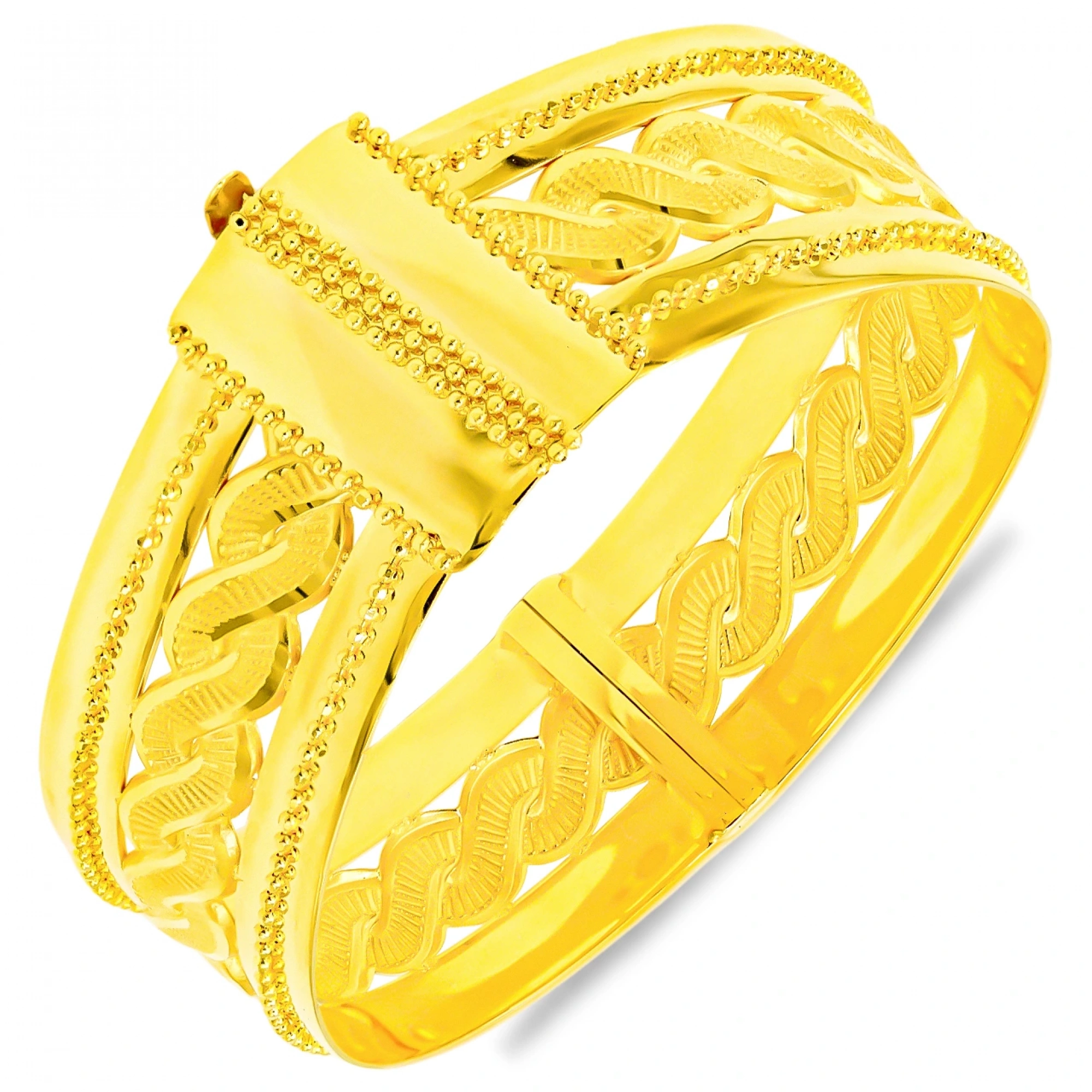 Örgü 14 Ayar Kelepçe Bilezik