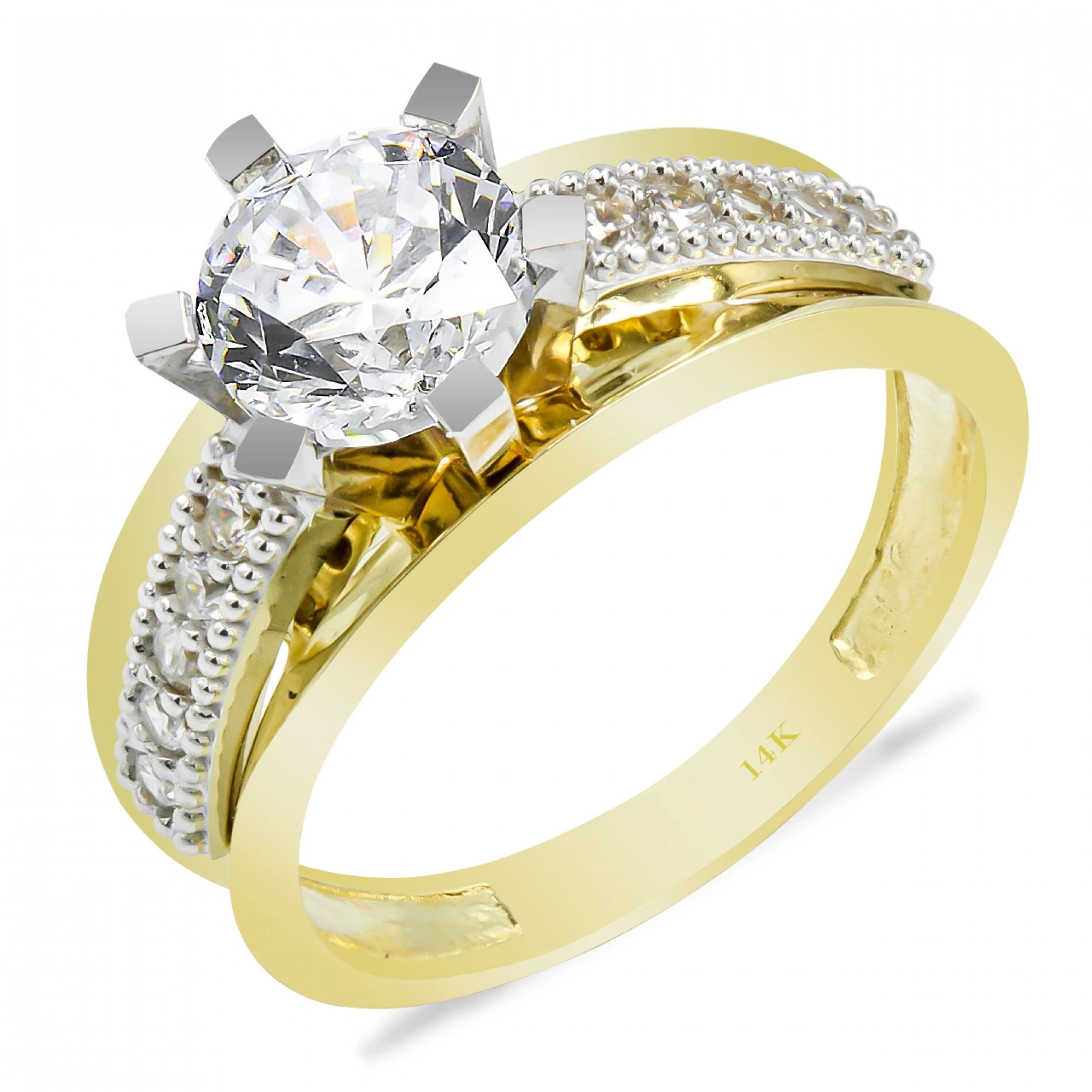 Twin Tektaş 14 Ayar Altın Yüzük