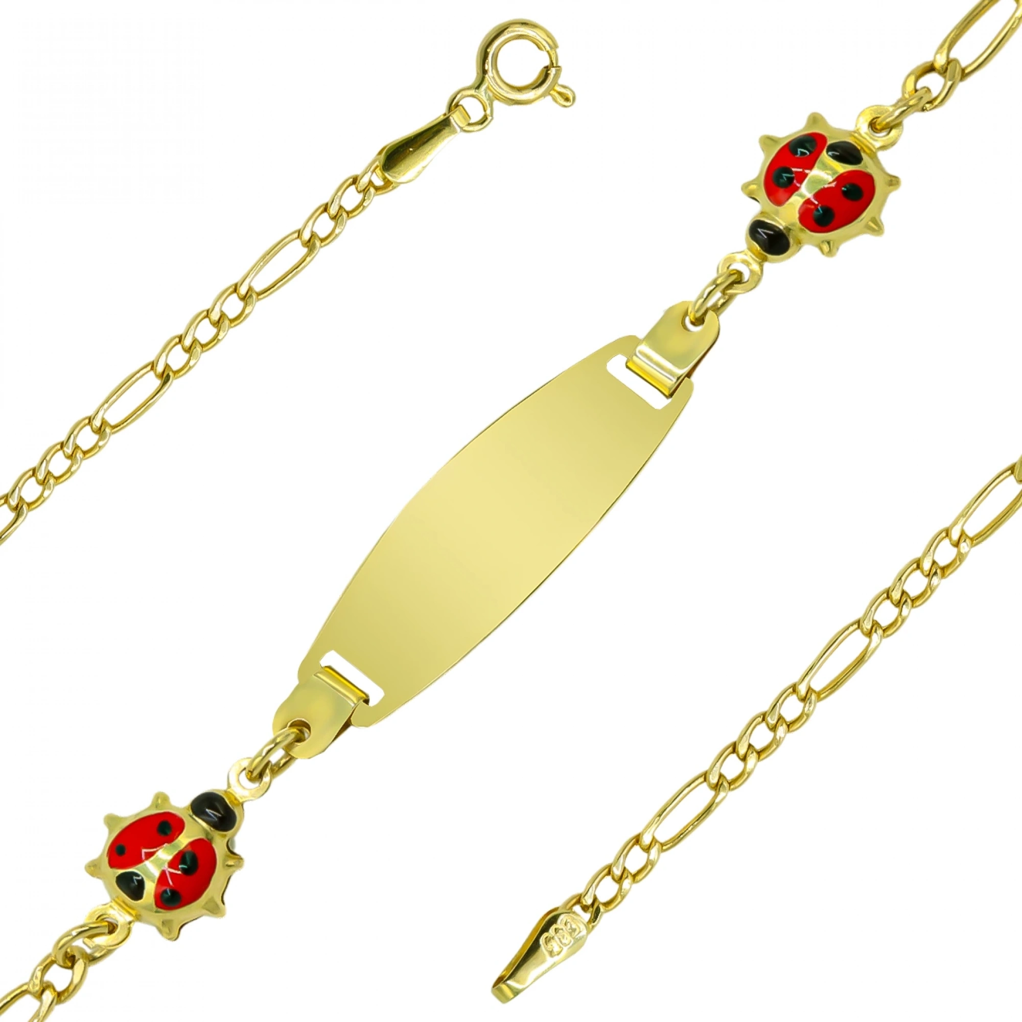 Uğur Böceği 14 Ayar Altın Çocuk Künyesi