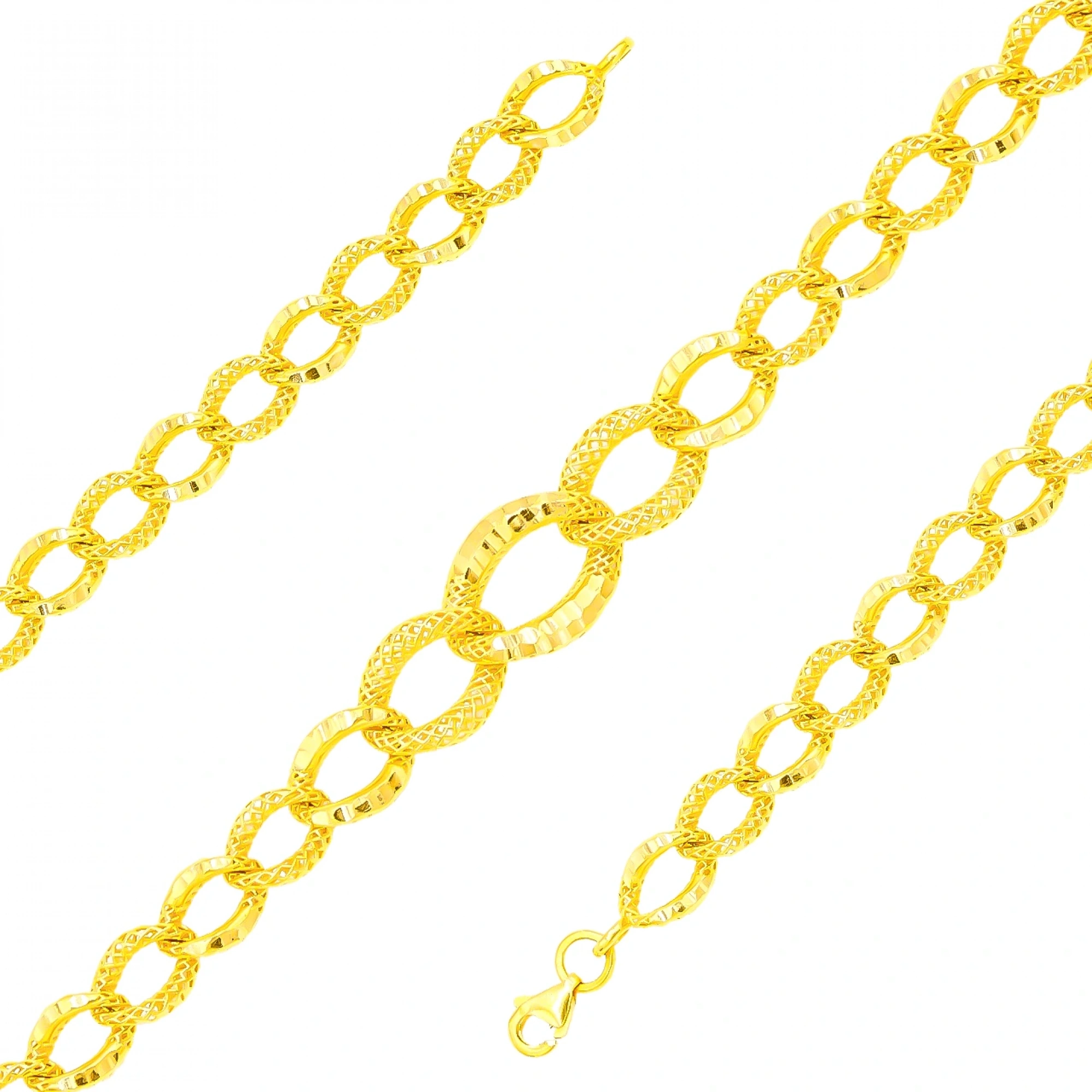 Uzayyolu 22 Ayar Altın Bileklik