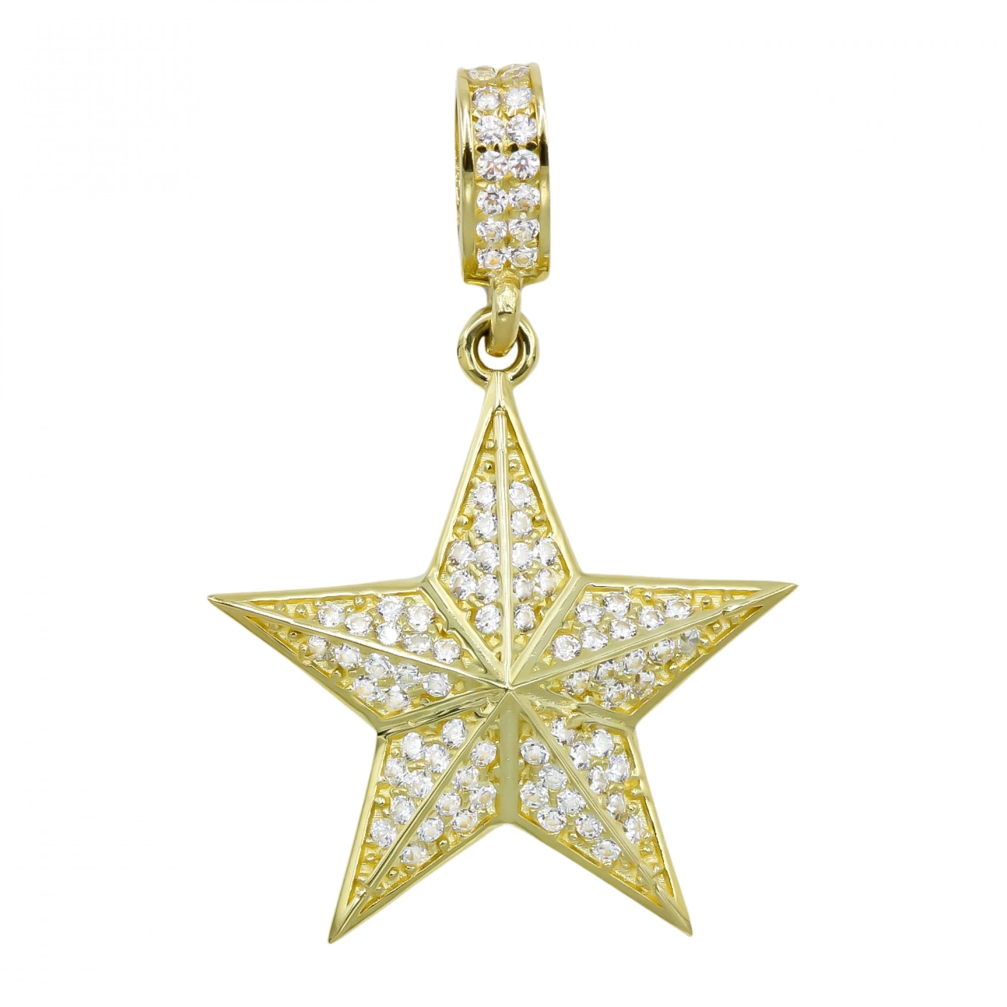 Yıldız 14 Ayar Altın Kolye Ucu
