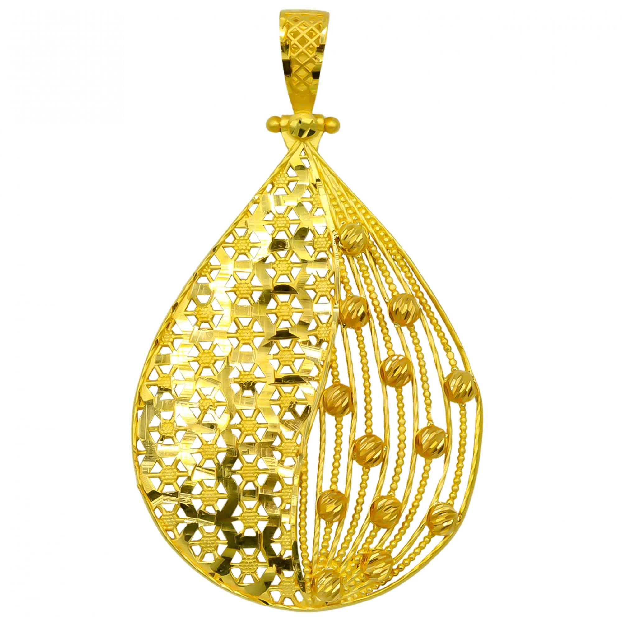 Yıldız Motifli 22 Ayar Altın Kolye Ucu