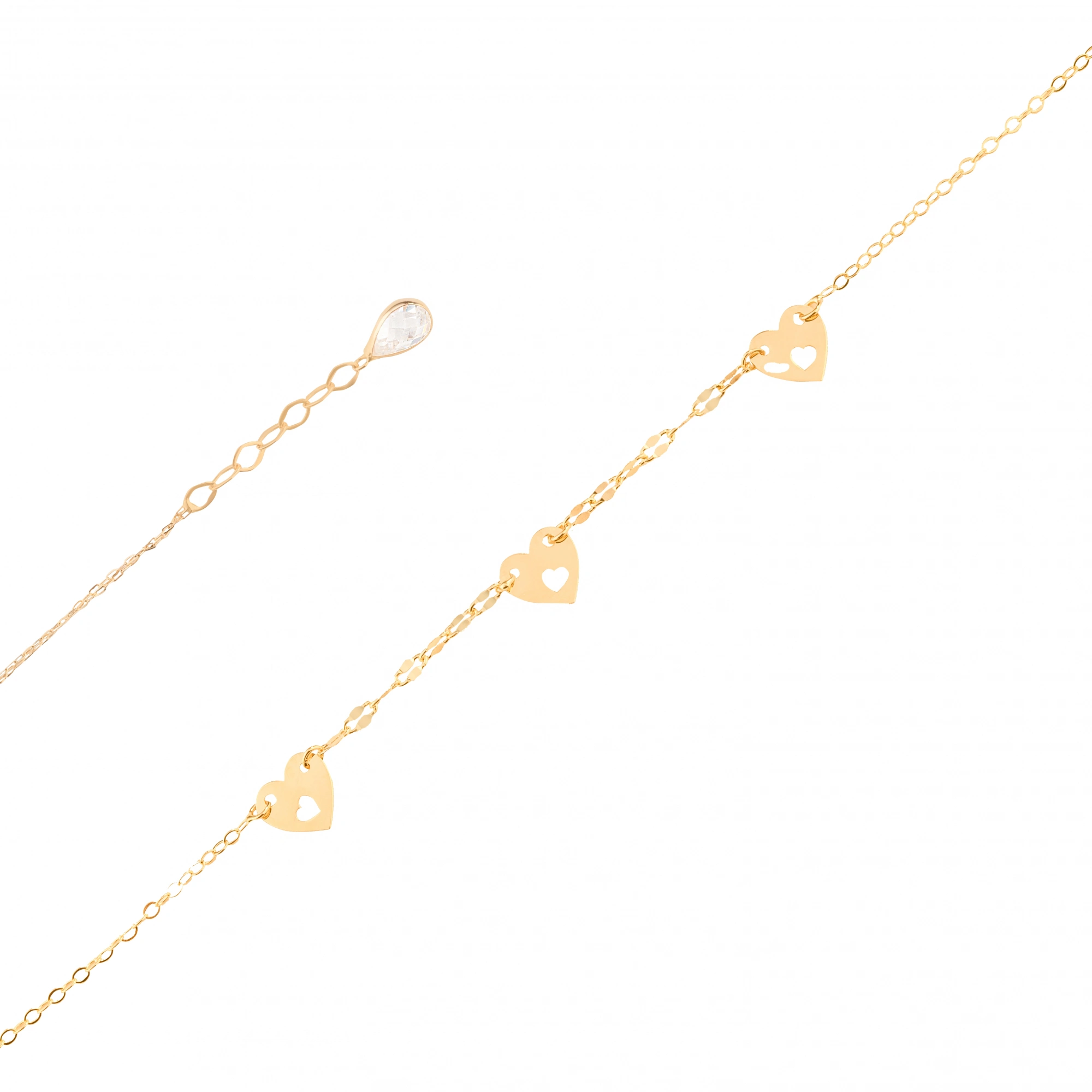 Yıldızlı Toplu 14 Ayar Altın Bileklik