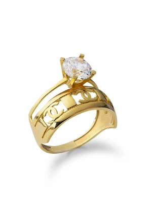 Altın Tektaşlı Alyans Yüzük