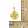 14 Ayar Sallantılı Dorika Yonca Altın Kolye Ucu