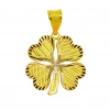 14 Ayar Yonca Altın Kolye Ucu