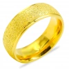 22 Ayar Kum Desenli Kadın Alyans Yüzük