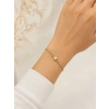 Yonca 14 Ayar Altın Bileklik (18 cm)