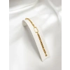 Külçe Çerçeve 14 Ayar Altın Bileklik (18 cm)