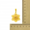 Tasarım Çiçek 22 Ayar Altın Kolye Ucu