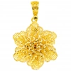 Tasarım Çiçek 22 Ayar Altın Kolye Ucu