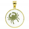 Yengeç Burcu 14 Ayar Altın Kolye Ucu