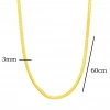 Balıksırtı 22 Ayar Altın Zincir - 60 cm