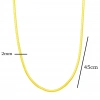 Balıksırtı 22 Ayar Altın Zincir - 45 cm