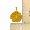 Çiçek Motifli 22 Ayar Altın Kolye Ucu