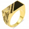 Dörtgen 14 Ayar Altın Erkek Yüzük