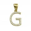 G Harfi 14 Ayar Altın Kolye Ucu