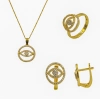 Göz Model 14 Ayar Mini Altın Set