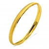 Kenarları Parlak Kumlu 14 Ayar Altın Bilezik (3.41 Gram)
