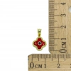 Kırmızı Gözlü 14 Ayar Altın Kolye Ucu