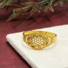 Pul Desenli 22 Ayar Altın Yüzük