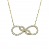 Sonsuzluk 14 Ayar Altın Kolye