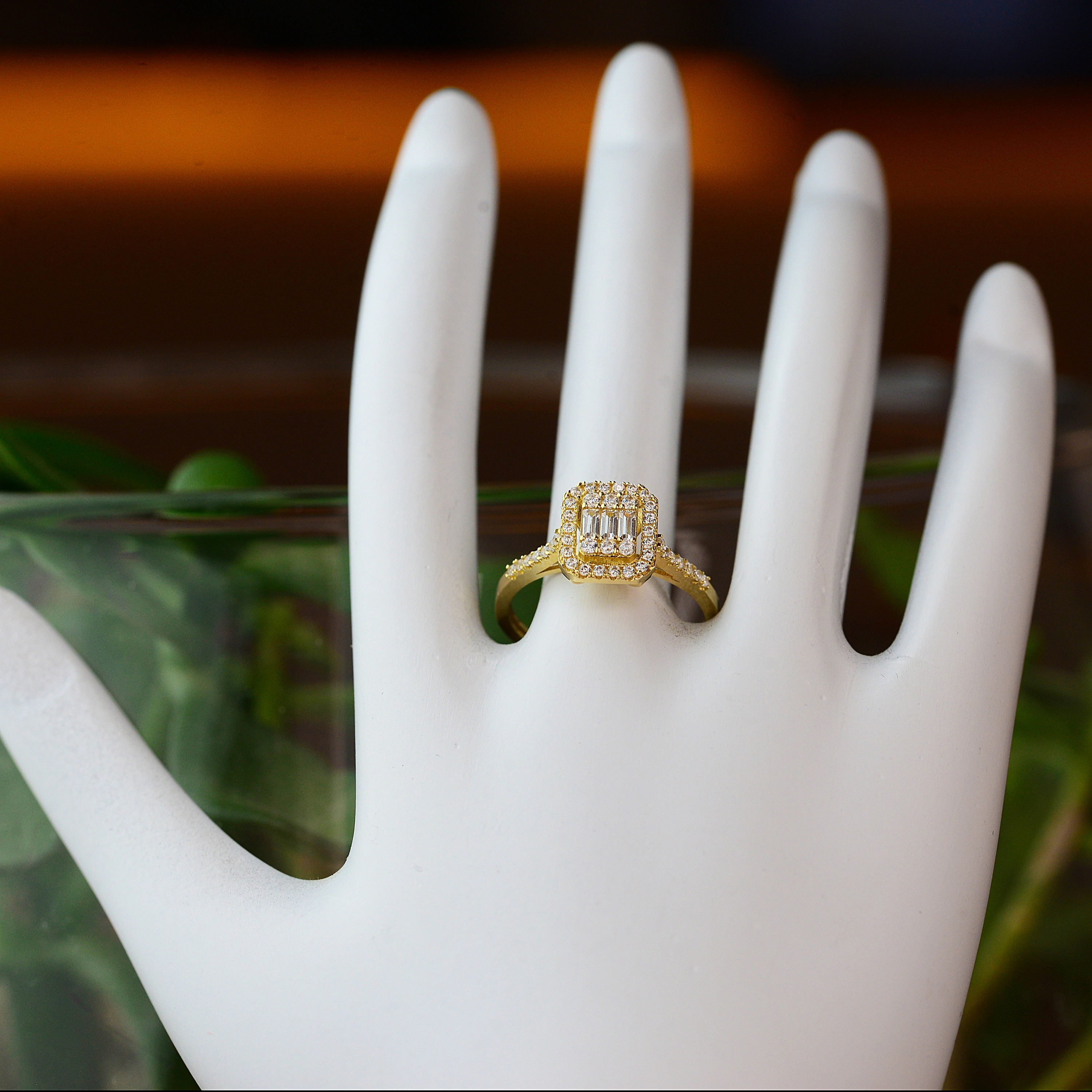 Baget 14 Ayar Altın Yüzük