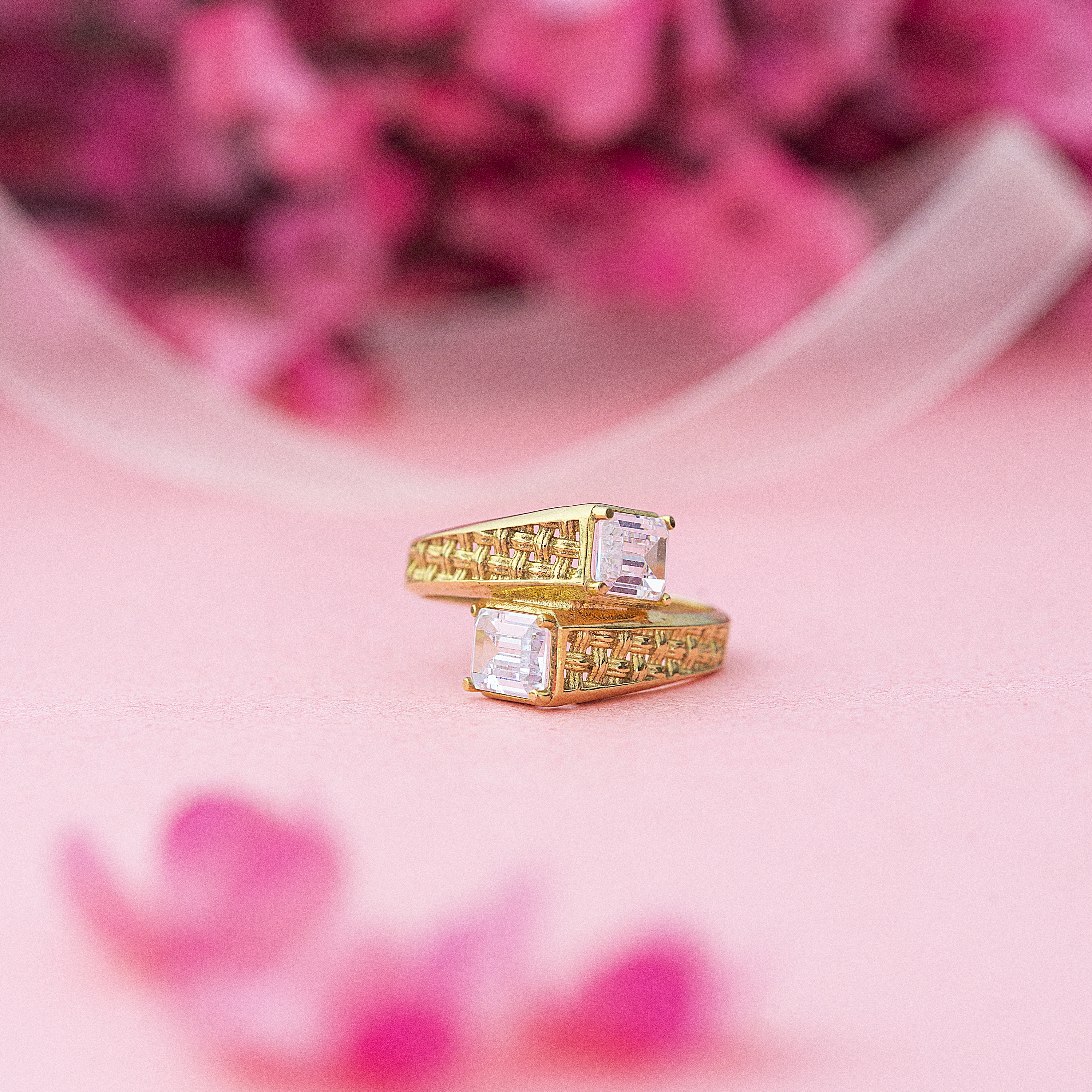 Baget Düğüm 14 Ayar Altın Yüzük