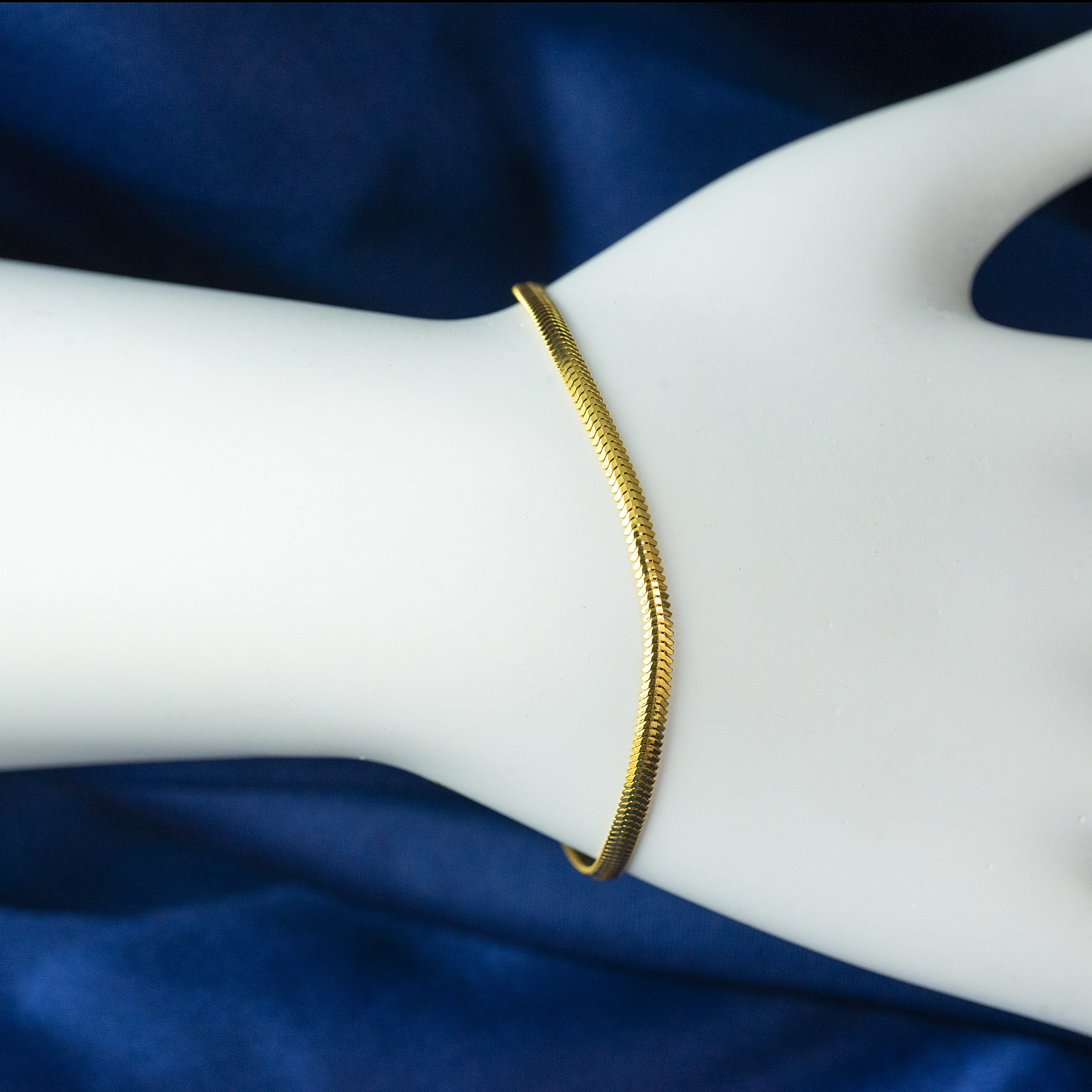 Balık Sırtı 14 Ayar Bileklik