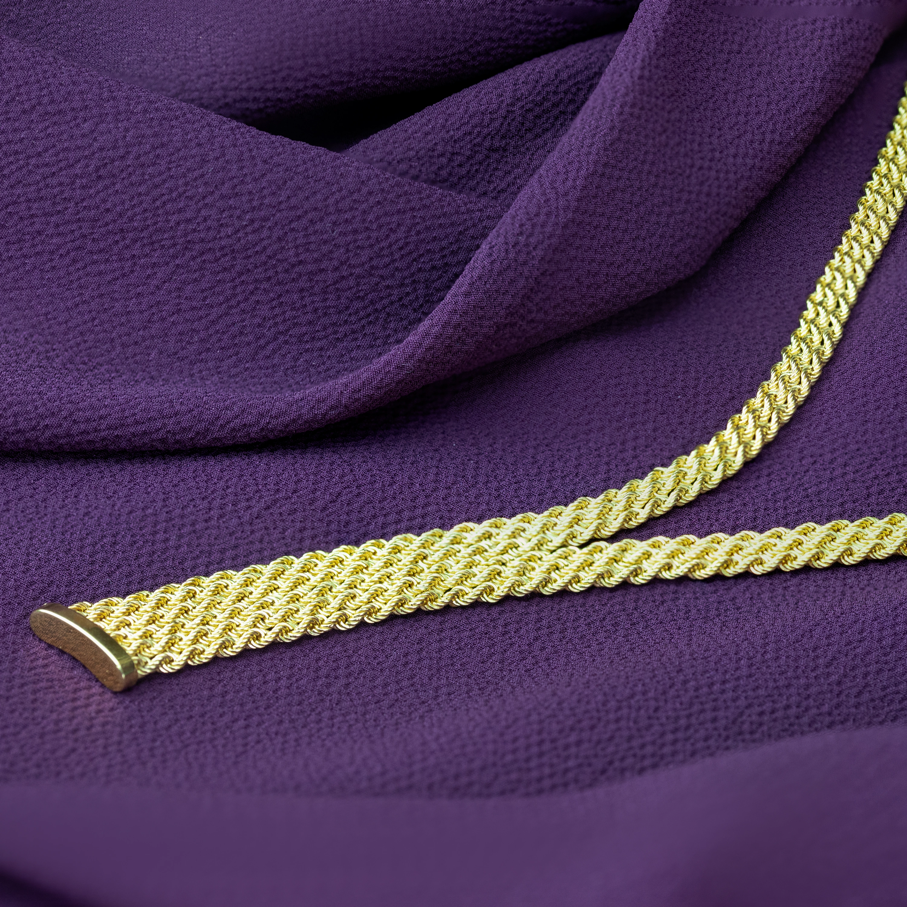 Halat Model 14 Ayar Altın Gerdanlık