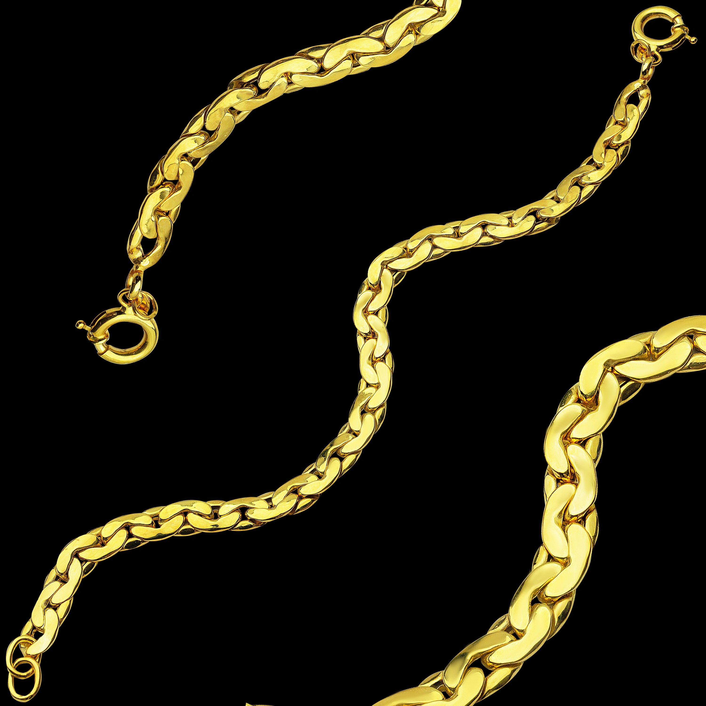 Modern Gurmet 14 Ayar Altın Bileklik