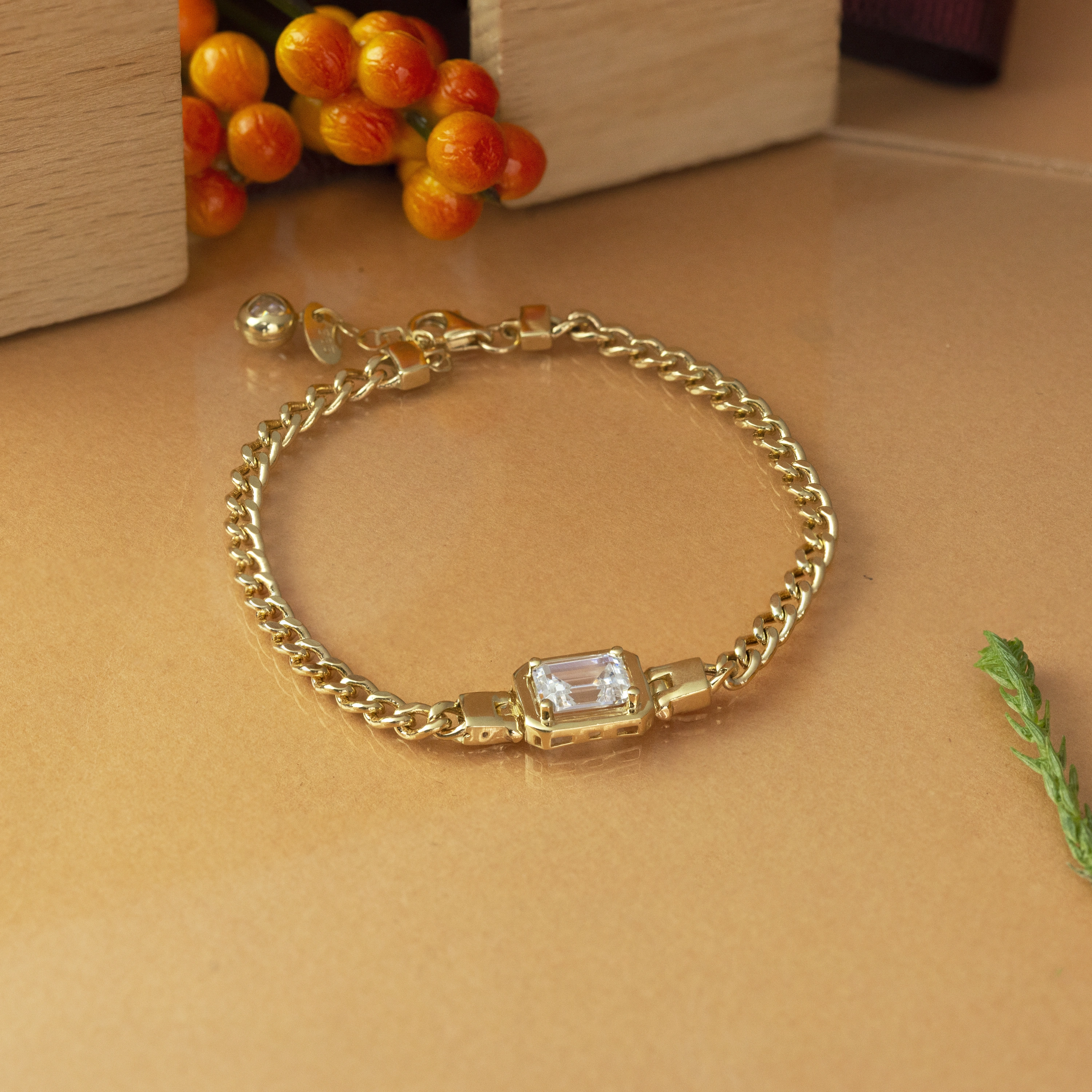 Nazar Boncuklu Forse 14 Ayar Bileklik