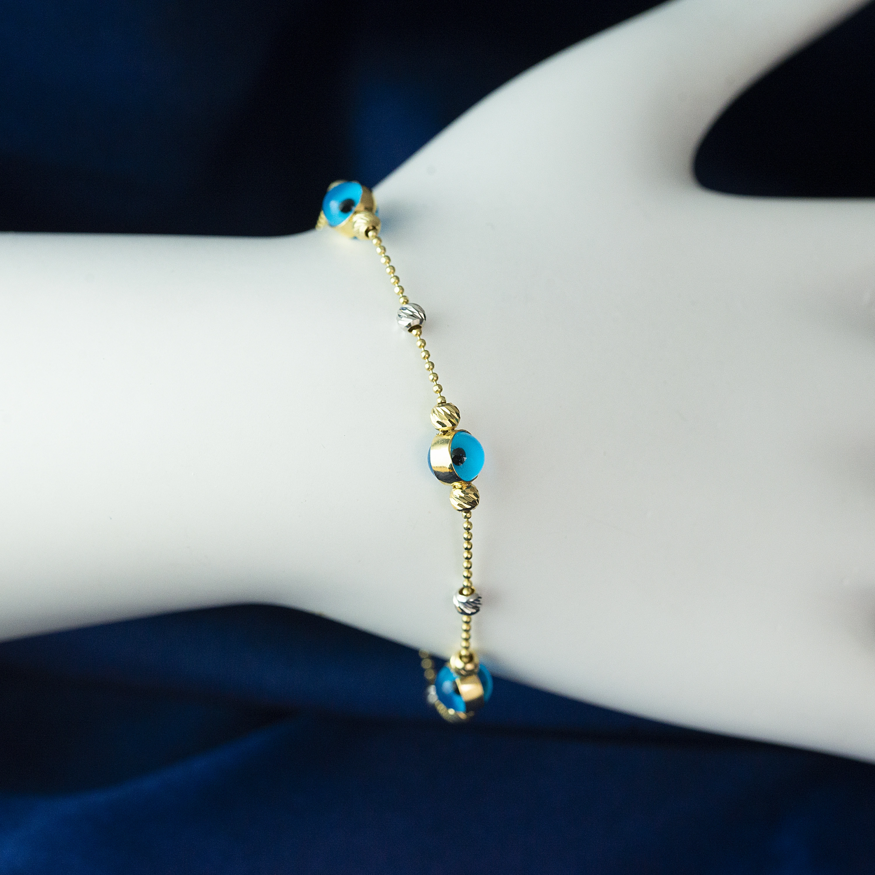 Nazar Boncuklu Toplu 14 Ayar Bileklik