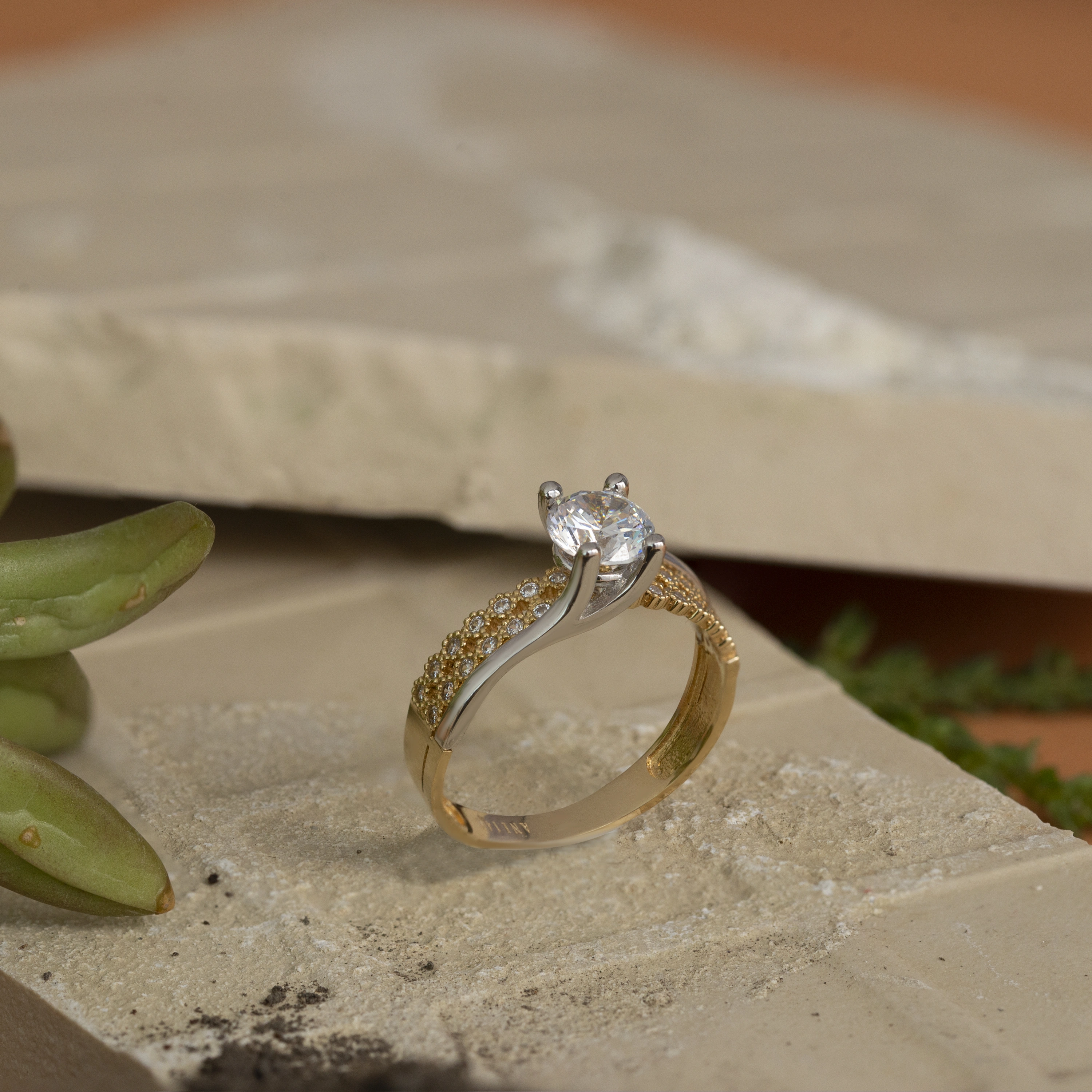 Tektaş 14 Ayar Altın Yüzük