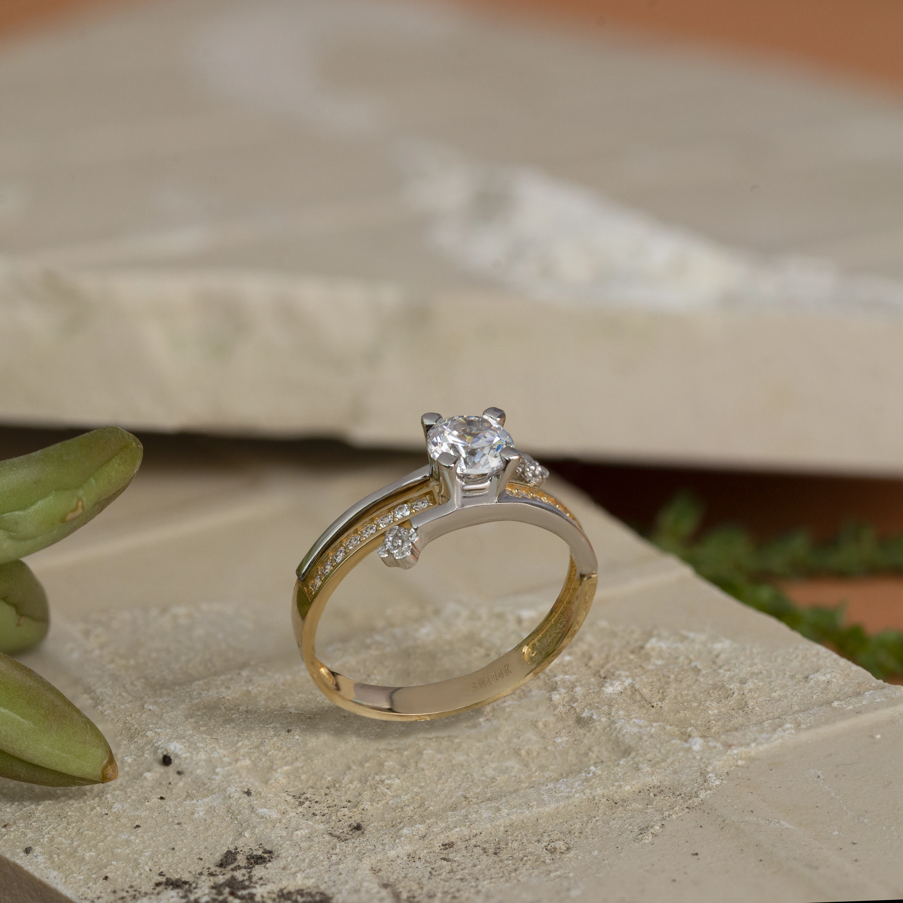 Tektaş 14 Ayar Altın Yüzük