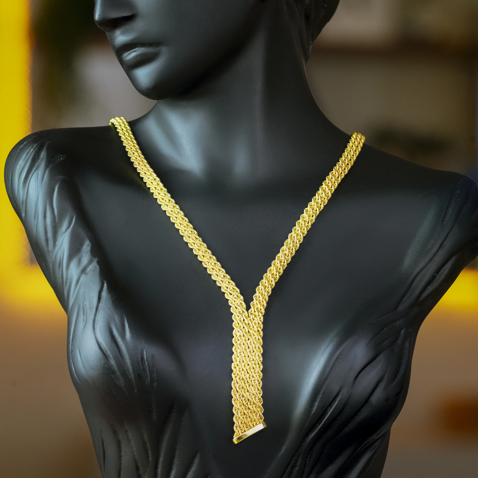 Halat Model 14 Ayar Altın Gerdanlık