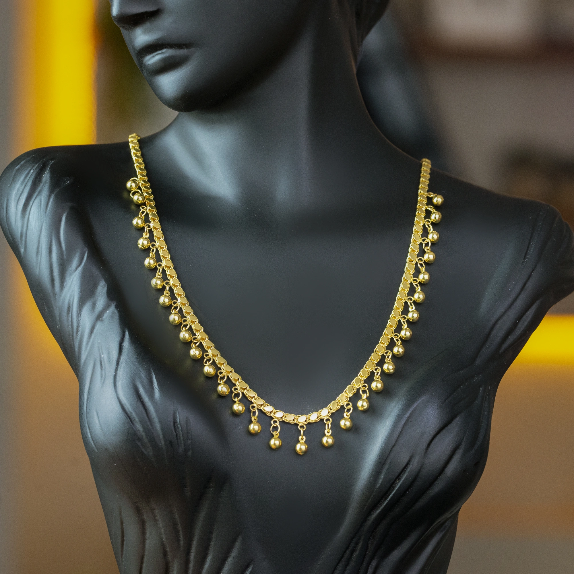 Kişniş Model 22 Ayar Altın Gerdanlık