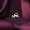 Üçlü Kaburga 14 Ayar Altın Yüzük