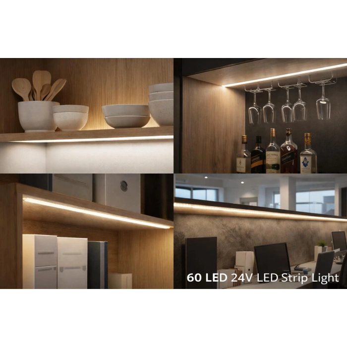 60 LED SMD ŞERİT LED 3000K 24V