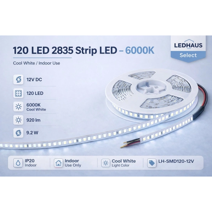 ECO LED HAUS-120 LED SMD ŞERİT LED 6500K 12V