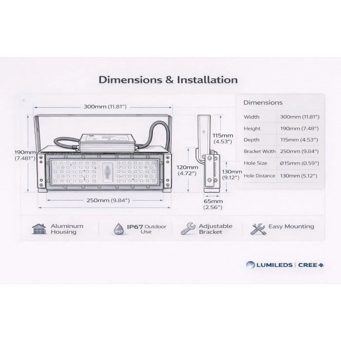 GNC LEDSTAR PROJEKTÖR 50W