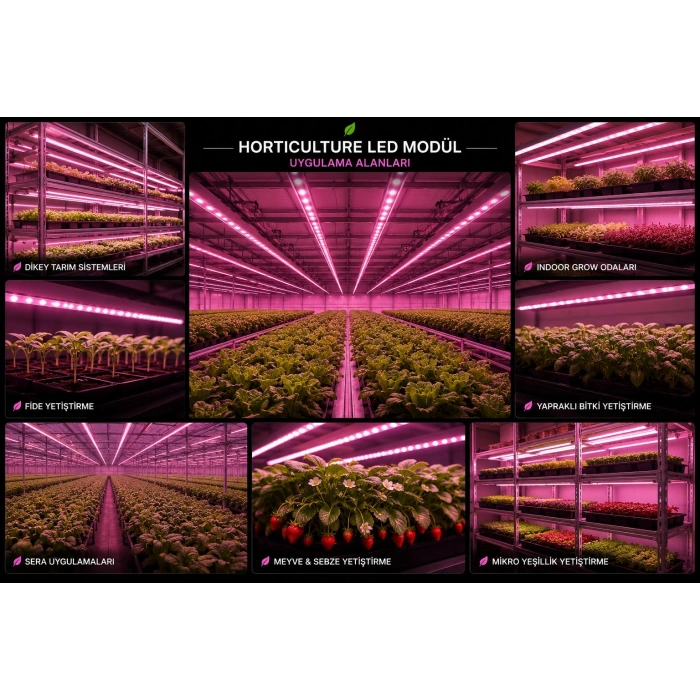 LS18-ML468 18W Full Spectrum Grow Bitki Aydınlatması Modülü
