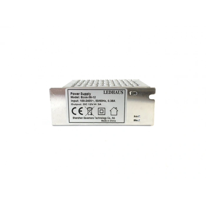ECOS 36-12 36W 12VDC 3A Tek çıkışlı metal kasa