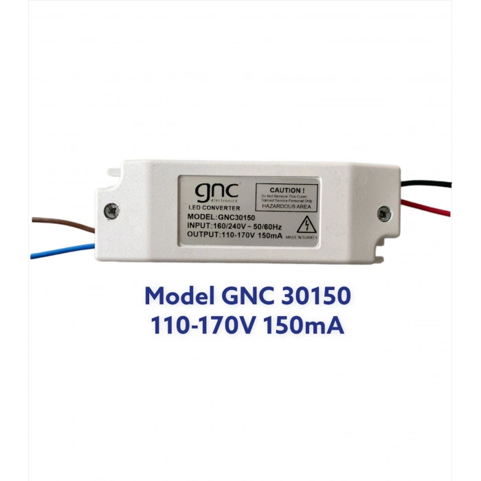 GNC50150 Sabit Akım 25W 300mA Led Sürücüsü
