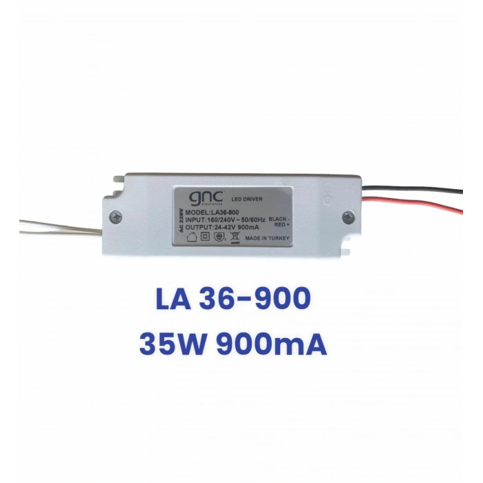 LA36-900 Sabit Akım 35W Led Sürücü