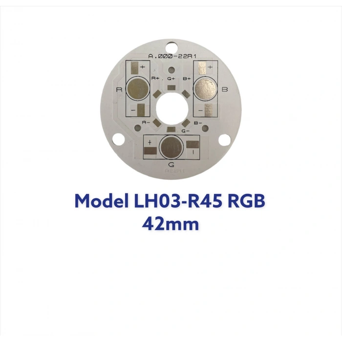 LH03-R45 3lü RGB Yuvarlak PCB