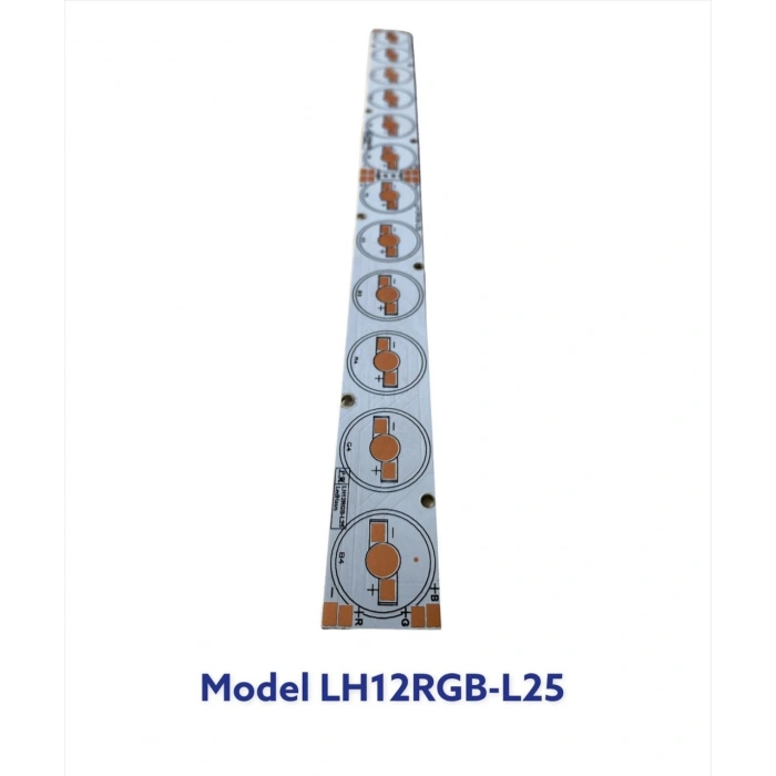 LH12RGB-L25 12li RGB Çubuk Emiter PCB