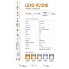 LE42-VL1216 42Lİ SAMSUNG LEDLİ 12V 7.2W MODÜL